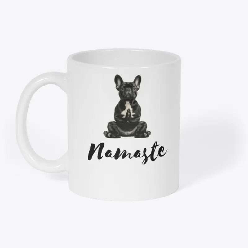 French Bulldog Yoga Shirt Nameste