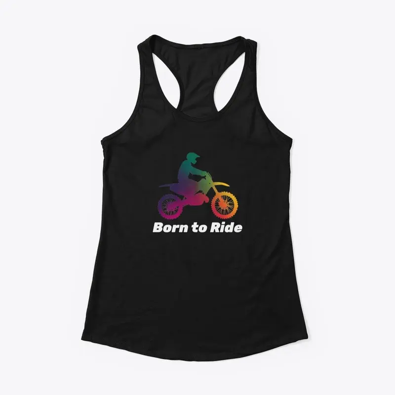 Born to Ride Dirt Bike Riding Shirt 