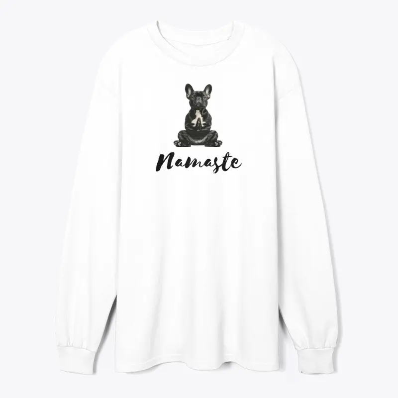 French Bulldog Yoga Shirt Nameste