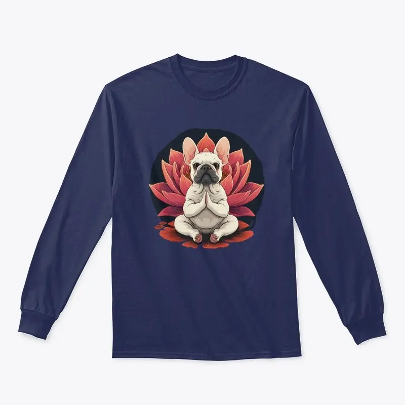 French Bulldog Yoga T-shirt