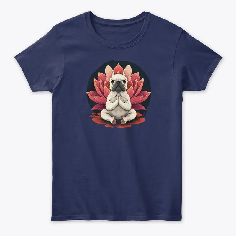 French Bulldog Yoga T-shirt