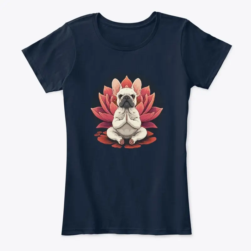 French Bulldog Yoga T-shirt