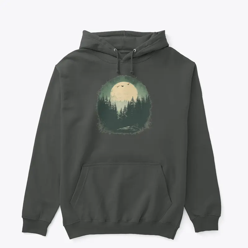 Retro Inspired Night Forest Shirt