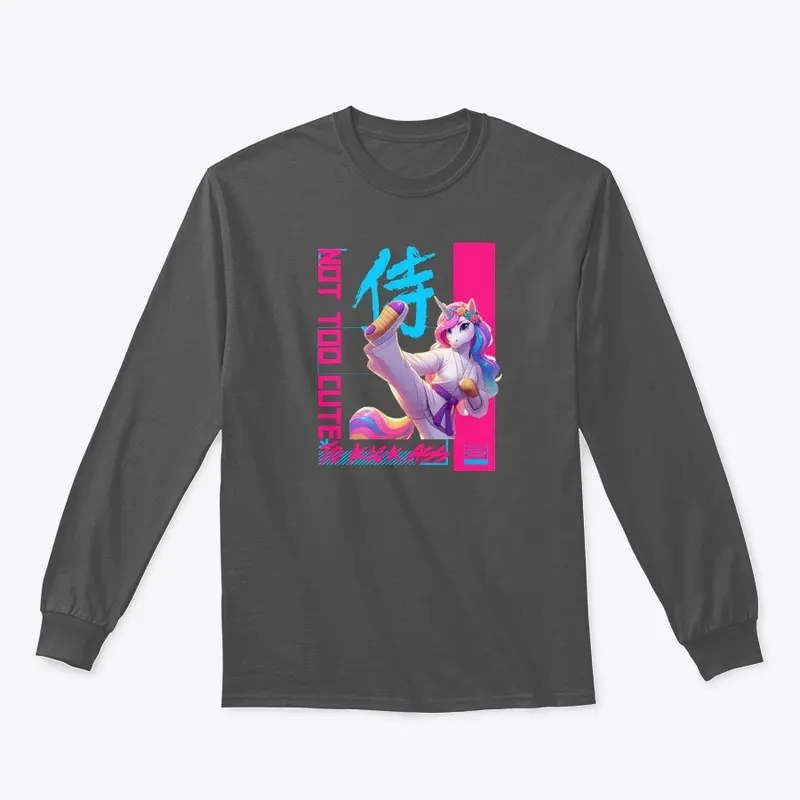 Karate Girl Shirt -Not Too Cute to Kick 